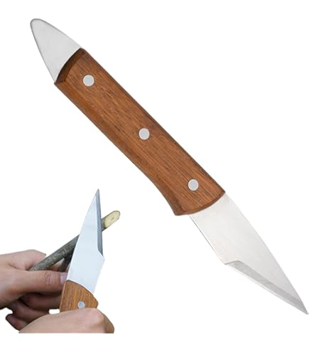 Amazon | 美貴久 田主丸型接木小刀 サック入 26-105B 黒打 105mm